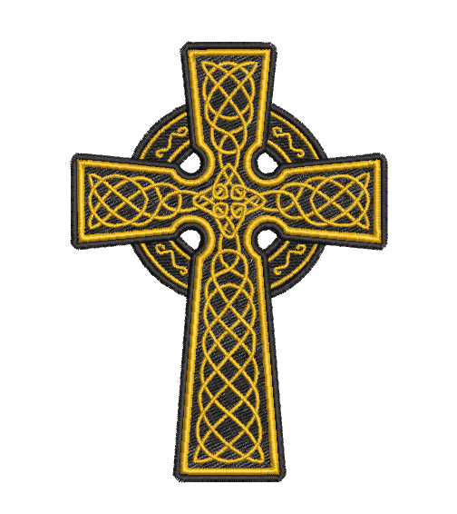 Celtic Cross Embroidery File