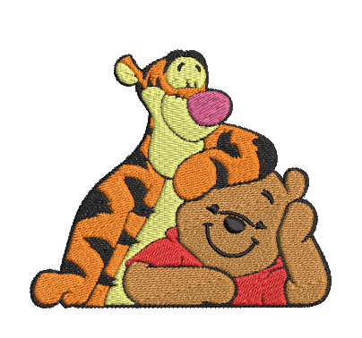 Tiger & Bear Embroidery File